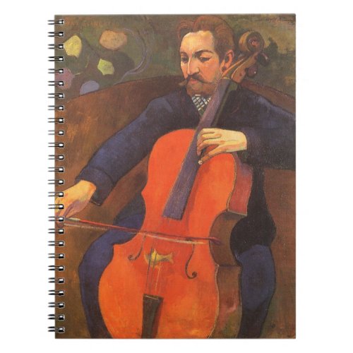 Player Schneklud Portrait by Paul Gauguin Notebook