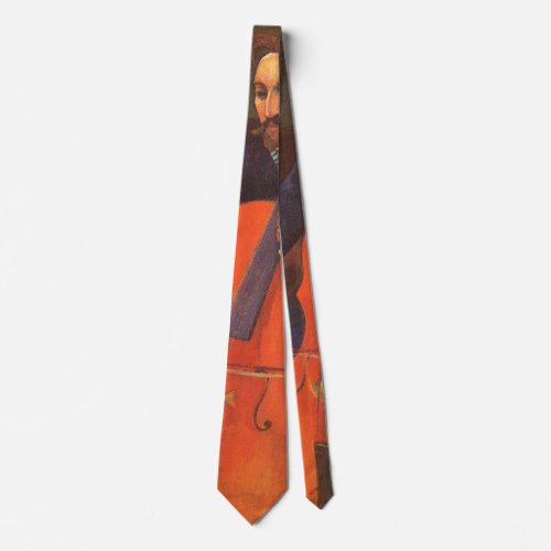 Player Schneklud Portrait by Paul Gauguin Tie