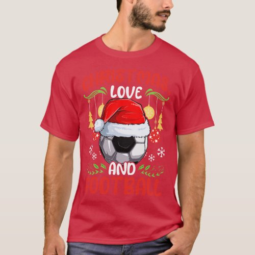 Player Team Club Christmas Love 3 T_Shirt