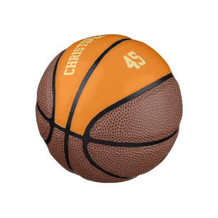 Player Team Club Name Number Custom Monogrammed Mini Basketball
