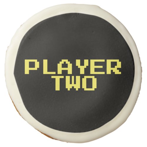 Player Two Retro Video Game Sugar Cookie