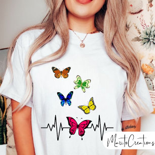 Playera butterfly party for ladies. T-Shirt