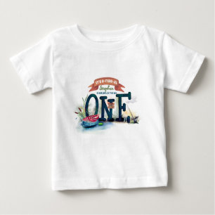 Playera De Bebé Fiesta del primer cumpleaños temática de la pesca