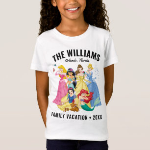 Playera Disney Princess Vacaciones familiares