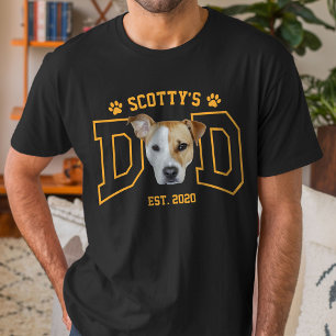 Playera Foto de mascota personalizada para Papá de perro y