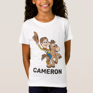 Playera Historia de juguete personalizada Woody T-Shirt
