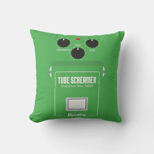 Playera Ibanez Tube Screamer TS808 Throw Pillow