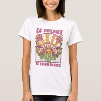 Playera Illustration of the Sun T-Shirt