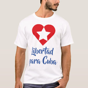 Playera Libertad para Cuba T-Shirt