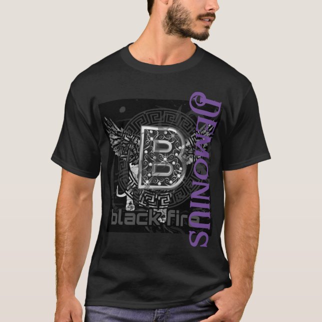 Playera Lyon black awards 2 green family demonius2 T-Shirt (Front)