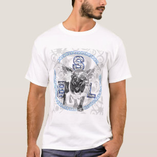 Playera Lyon black awards 2 green family lux T-Shirt