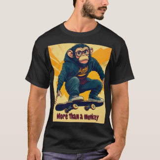Playera monkey skater  T-Shirt