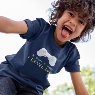 Playera No tengo edad, levanto a los niños Fiesta de cumpl