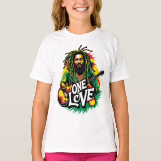 Playera One Love the King of Reggae T-Shirt