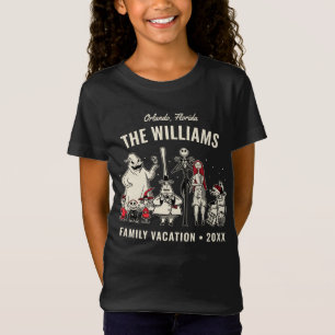 Playera Pesadilla antes de las vacaciones familiares de lo