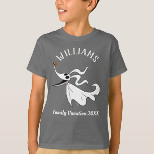 Playera Pesadilla antes de Navidades cero   Vacaciones fam