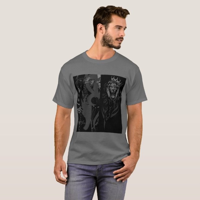 Playera Tshirt Black Lyon brabus music studio 19 4 (Front Full)
