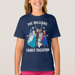 Playera Vacaciones familiares de Disney congeladas