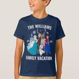 Playera Vacaciones familiares de Disney congeladas
