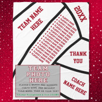 Players NAMES, PHOTO, Volleyball Coach Gift Ideas