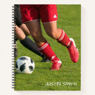 Players Soccer Ball Personalized Notebook