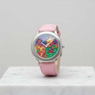 Playful 3D Cute Blue Robot Watch for Kids Birthday