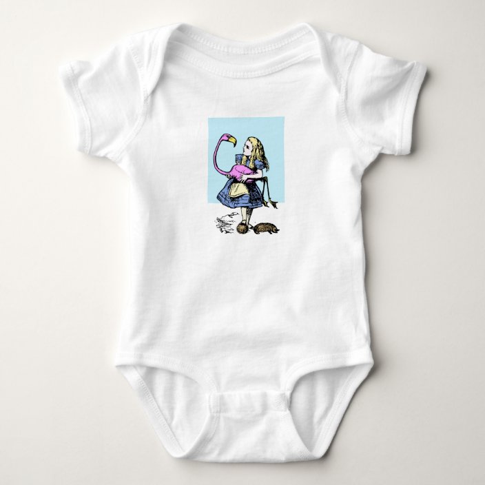 alice in wonderland baby romper
