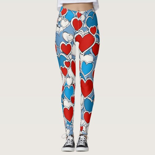 Playful and captures the feeling of a team or grou leggings