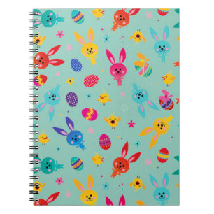 Playful and colorful design Spiral Notebook