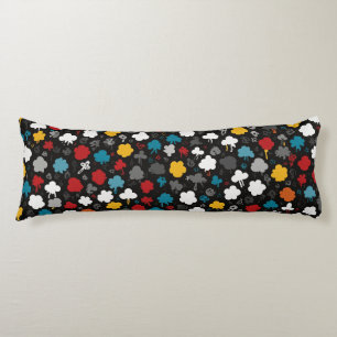 Playful and Energetic Design with Bright Accents Body Pillow