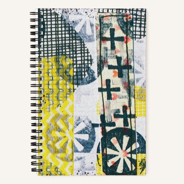 Playful and Energetic Spiral Notebook (Front)