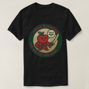 Playful Apple Samurai Discipline  T-Shirt