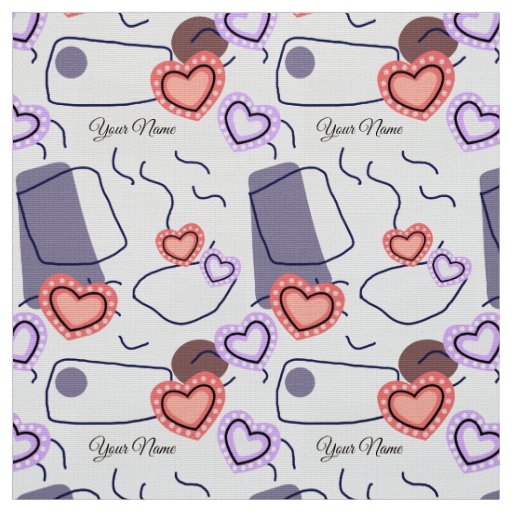 Playful Artdeco Quirky Funky Geometric Pastel  Fabric