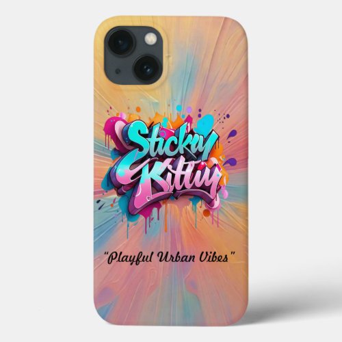 Playful Artistic Flair iPhone 13 Case