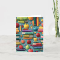 Playful Back-to-School Design with Books and Apple