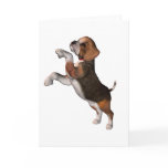 Playful Beagle Greeting Cards