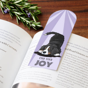 Playful Bernese Mountain Dog Bookmark