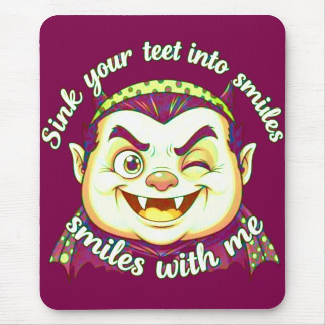 playful bite mouse pad (Front)