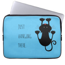 Playful Black Cat Cartoon Joke for Pet Lovers