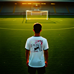 Playful Black Cat Soccer for Cat Lovers and Soccer T-Shirt