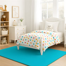 Playful Blue Solid Color 