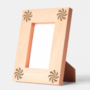 Playful Candy logo Natural Style Home Decor Look Engraved Frames