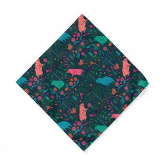Playful Capybara in the Forest – Tropical Seamless Bandana