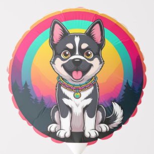 Playful Cartoon Dog Balloon