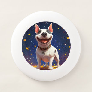 Playful Cartoon Dog with Vibrant Colors Wham-O Frisbee