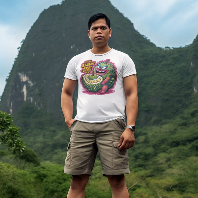 Playful Cartoon Durian Fruit Character  T-Shirt (Creator Uploaded)