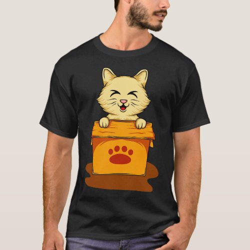 Playful Cats in a Box Whimsical Tee for Cat Lovers