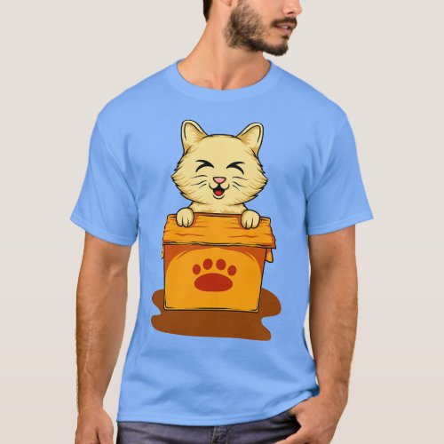 Playful Cats in a Box Whimsical Tee for Cat Lovers