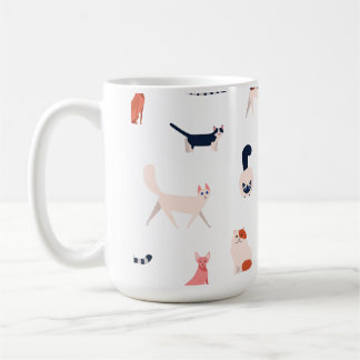 Playful Cats Pattern – Cute Feline Lover Coffee Mug