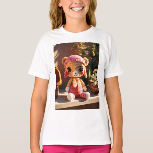 Playful Charm Dainty Doll Kids Girl T_Shirt T_Shirt